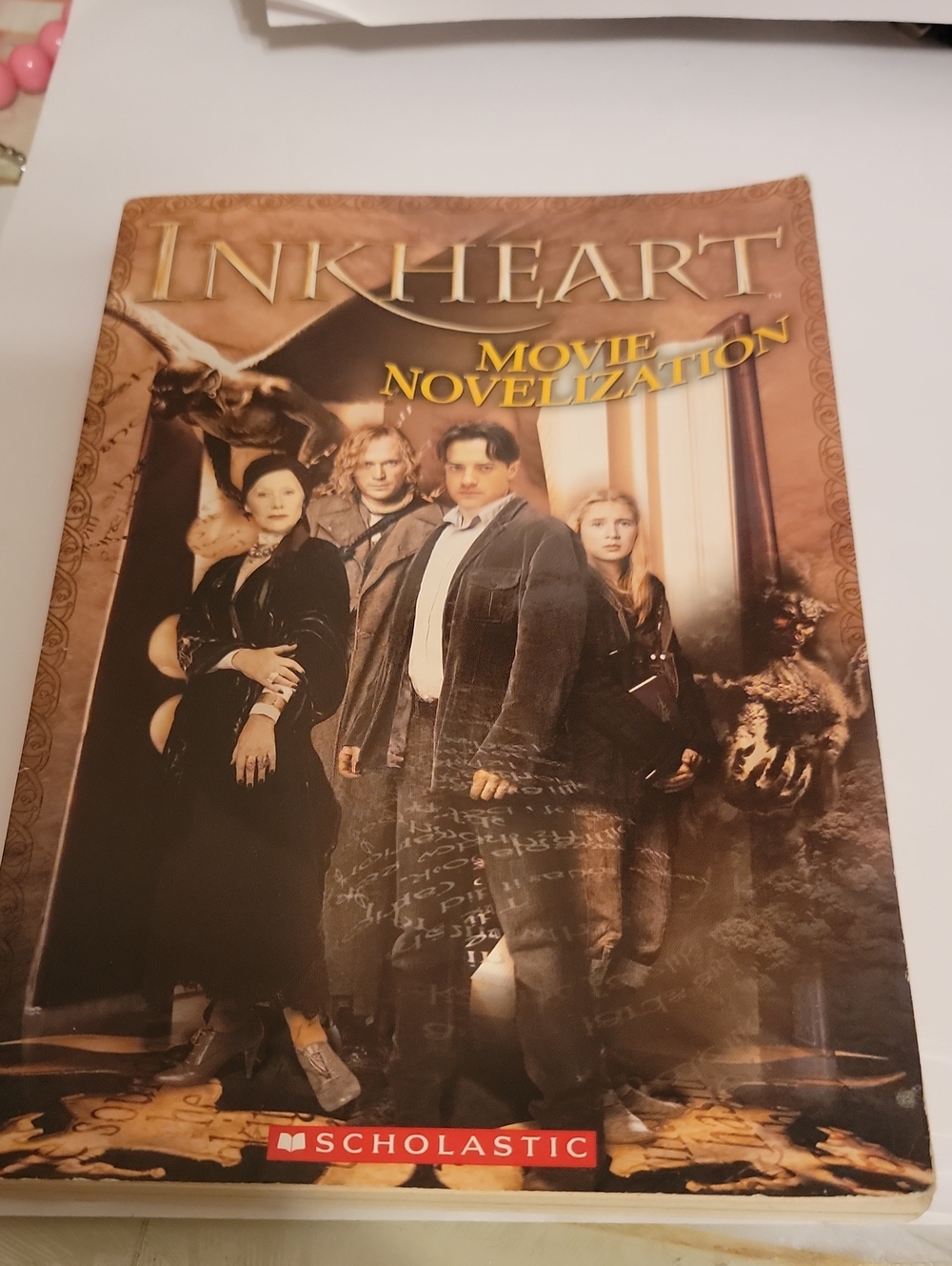 Scholastic Inkheart Movie Novelization - Brown and Gold Cover